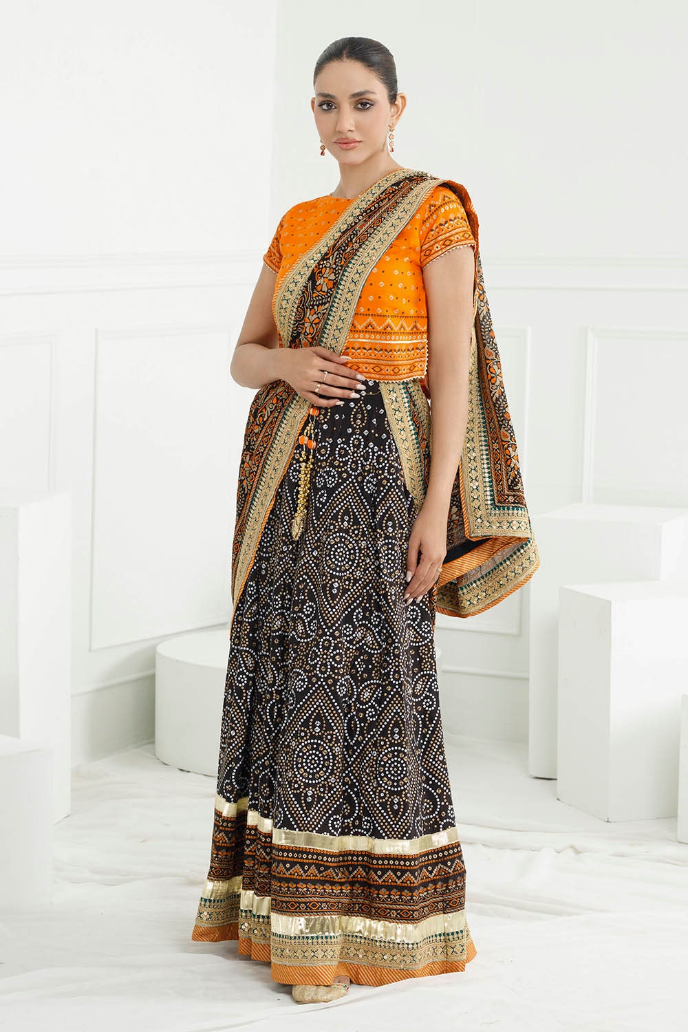 Gul Ahmed | Chunri Lawn 25 | PRW-52022 - by - Libasekhas UK - Registered Vendor of : Gul Ahmed - 100% Original Designer Dresss
