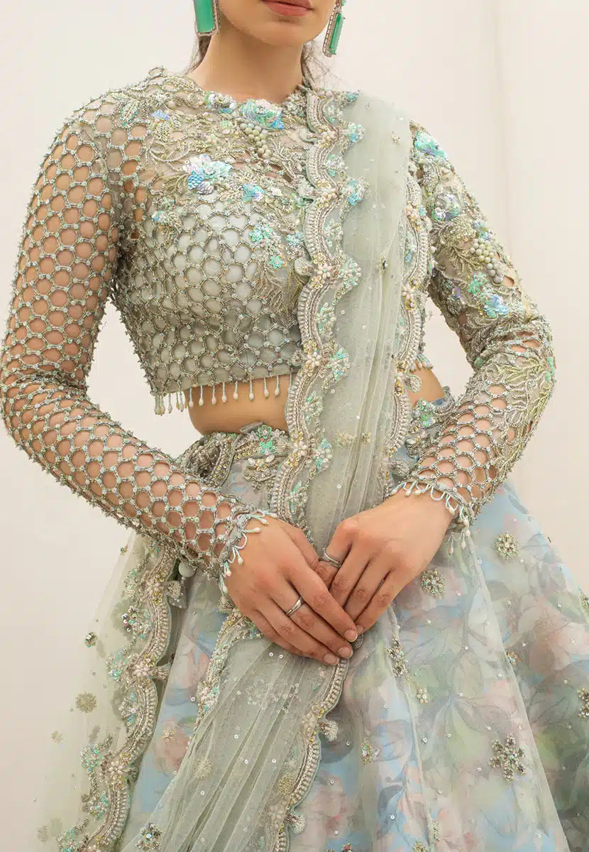 Qalamkar | Couture 23 | C-01 ZERLIN - by - Libasekhas UK - Registered Vendor of : Qalamkar - 100% Original Designer Dresss