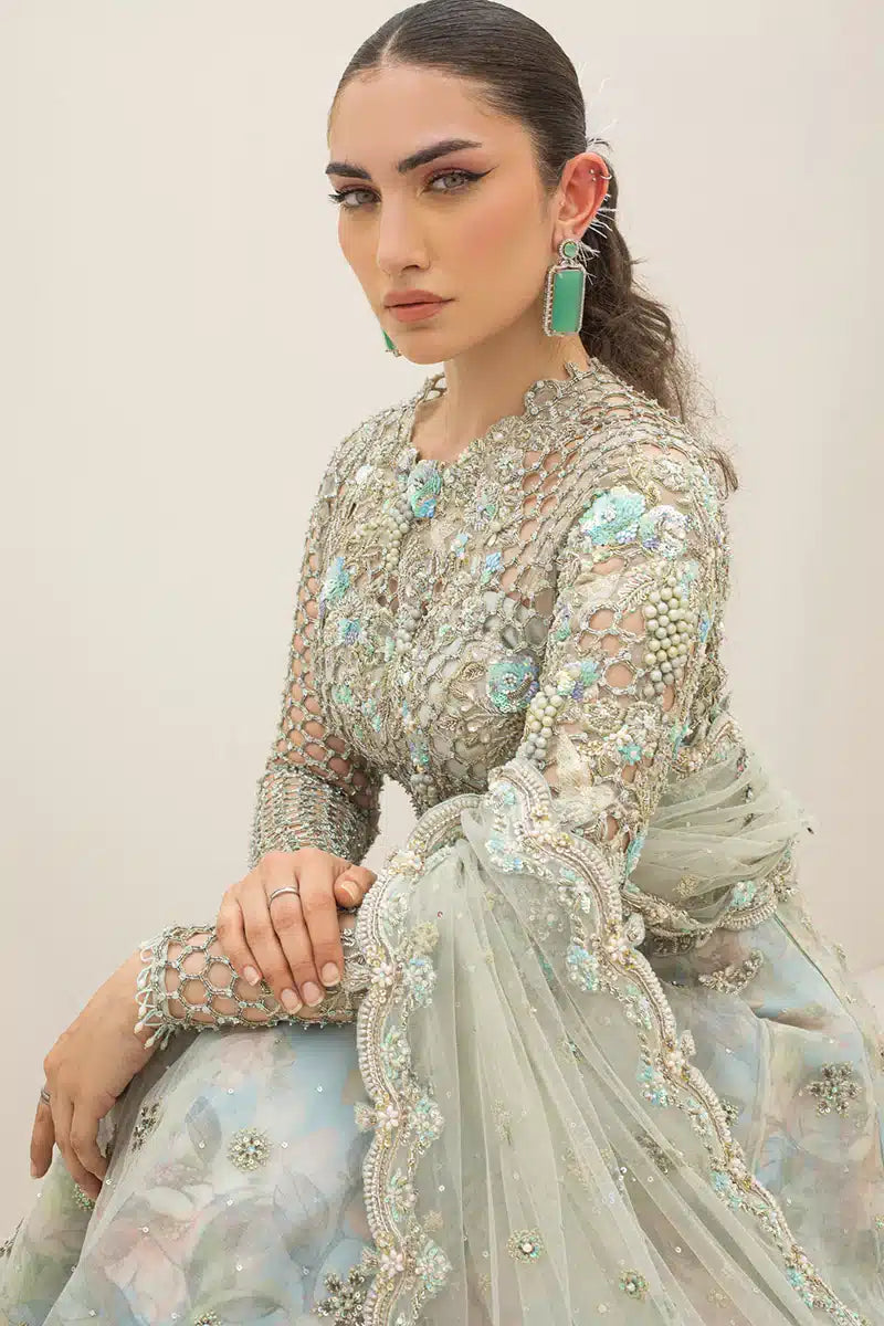 Qalamkar | Couture 23 | C-01 ZERLIN - by - Libasekhas UK - Registered Vendor of : Qalamkar - 100% Original Designer Dresss