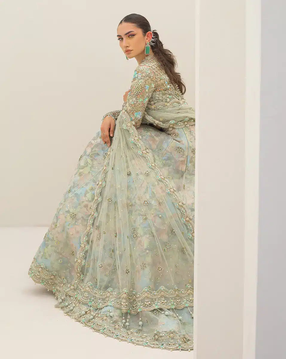 Qalamkar | Couture 23 | C-01 ZERLIN - by - Libasekhas UK - Registered Vendor of : Qalamkar - 100% Original Designer Dresss