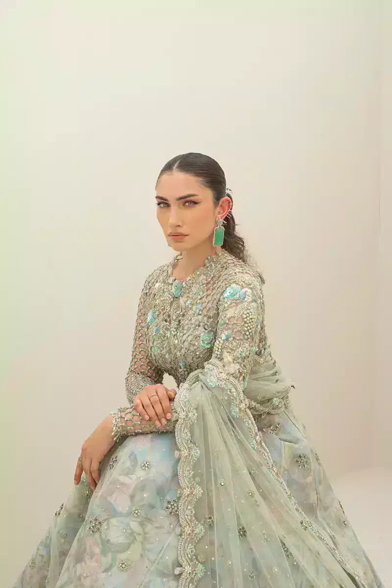 Qalamkar | Couture 23 | C-01 ZERLIN - by - Libasekhas UK - Registered Vendor of : Qalamkar - 100% Original Designer Dresss