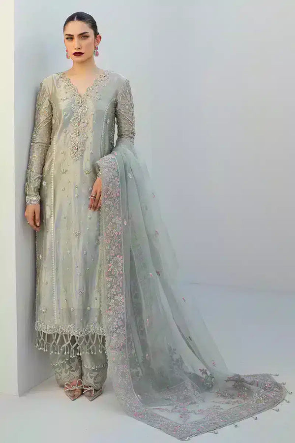 Qalamkar | Couture 23 | C-02 ELISA - by - Libasekhas UK - Registered Vendor of : Qalamkar - 100% Original Designer Dresss
