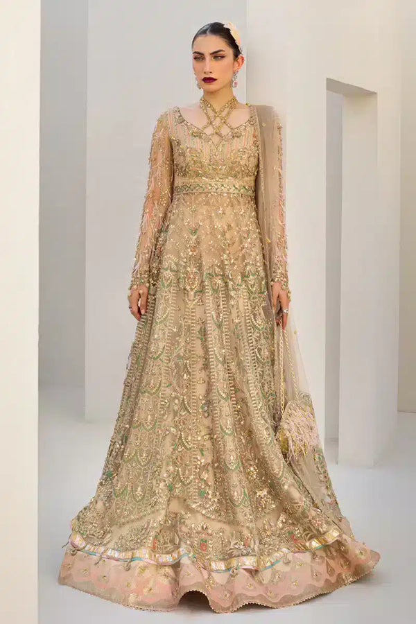 Qalamkar | Couture 23 | C-03 CORA - by - Libasekhas UK - Registered Vendor of : Qalamkar - 100% Original Designer Dresss