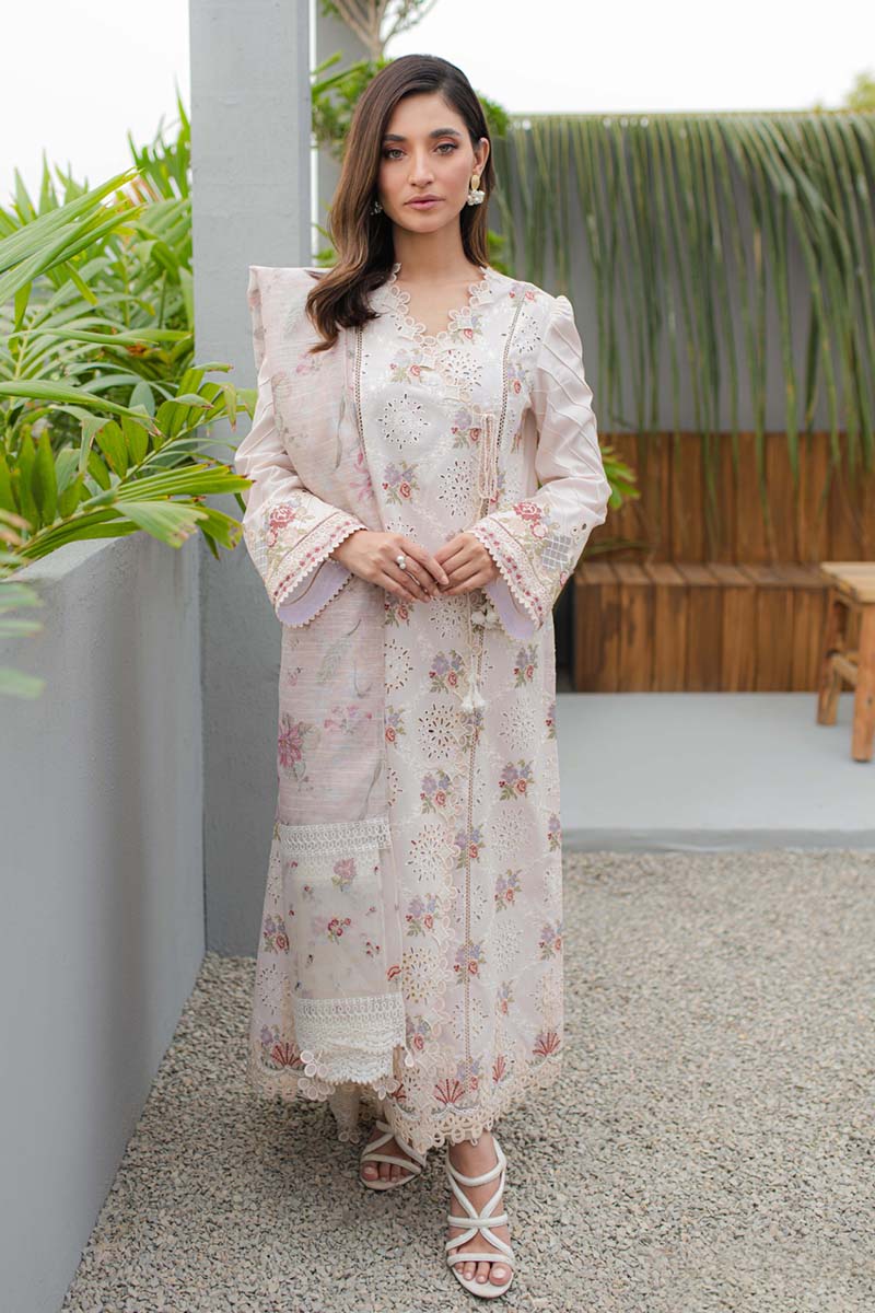 Qalamkar | Q Line Lawn Collection | JK-13 OPALINE - by - Libasekhas UK - Registered Vendor of : Qalamkar - 100% Original Designer Dresss