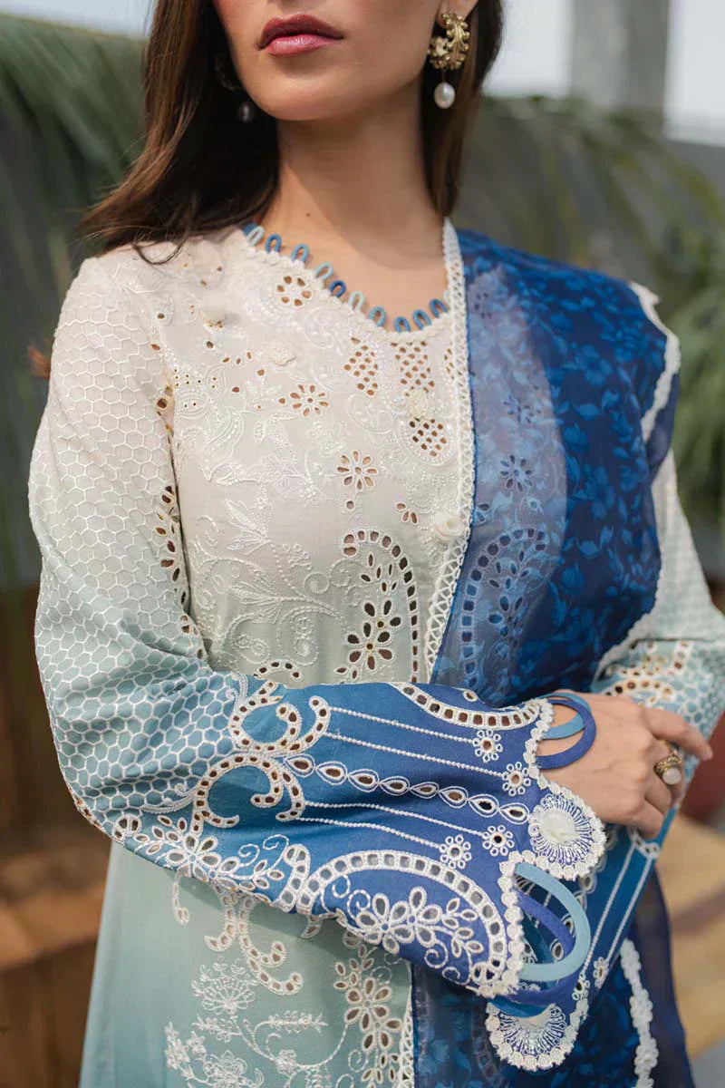 Qalamkar | Q Line Lawn Collection | JK-07 ELZA - by - Libasekhas UK - Registered Vendor of : Qalamkar - 100% Original Designer Dresss