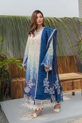 Qalamkar | Q Line Lawn Collection | JK-07 ELZA - by - Libasekhas UK - Registered Vendor of : Qalamkar - 100% Original Designer Dresss