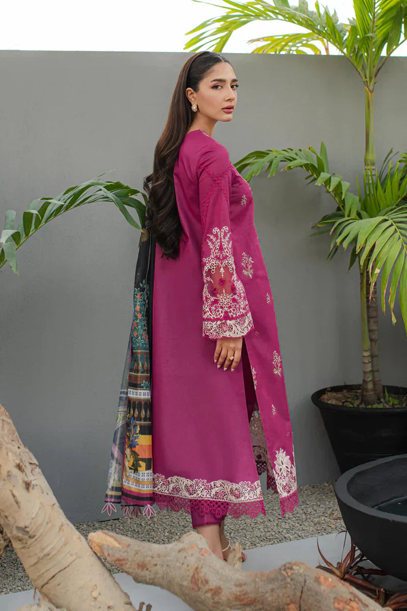 Qalamkar | Q Line Lawn Collection | JK-16 SERAPHINA - by - Libasekhas UK - Registered Vendor of : Qalamkar - 100% Original Designer Dresss
