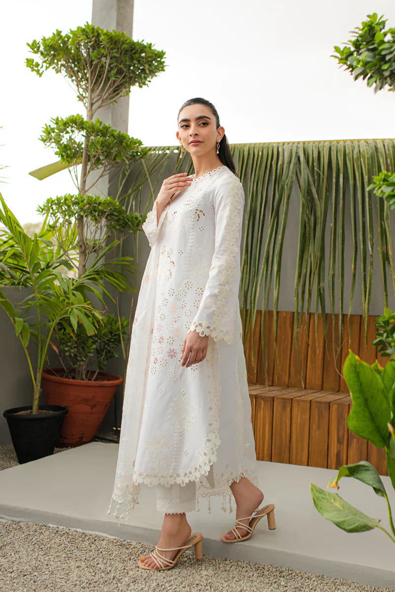 Qalamkar | Q Line Lawn Collection | JK-10 ORLA - by - Libasekhas UK - Registered Vendor of : Qalamkar - 100% Original Designer Dresss