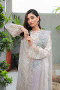 Qalamkar | Q Line Lawn Collection | JK-08 AURELIA - by - Libasekhas UK - Registered Vendor of : Qalamkar - 100% Original Designer Dresss