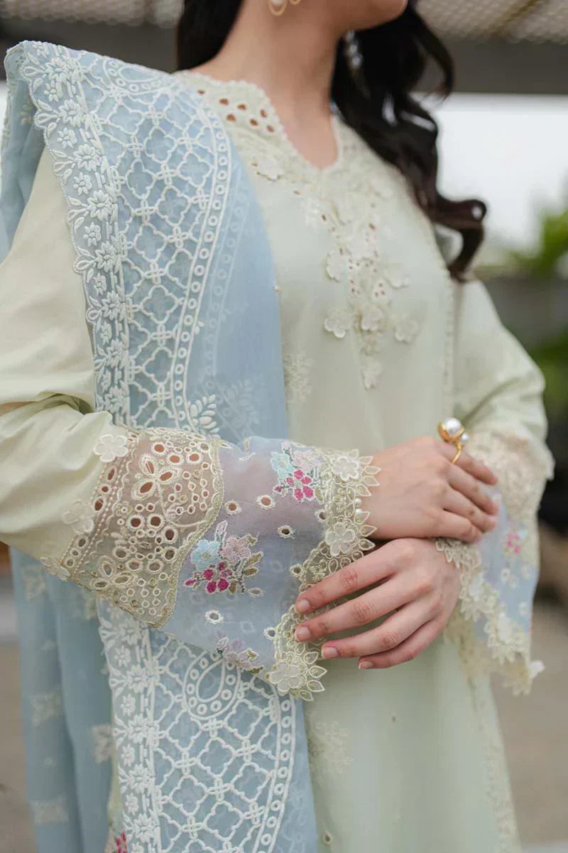 Qalamkar | Q Line Lawn Collection | JK-04 ASTER - by - Libasekhas UK - Registered Vendor of : Qalamkar - 100% Original Designer Dresss