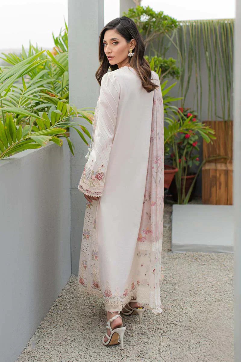Qalamkar | Q Line Lawn Collection | JK-13 OPALINE - by - Libasekhas UK - Registered Vendor of : Qalamkar - 100% Original Designer Dresss