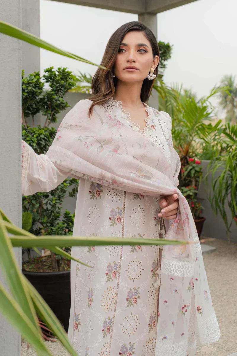 Qalamkar | Q Line Lawn Collection | JK-13 OPALINE - by - Libasekhas UK - Registered Vendor of : Qalamkar - 100% Original Designer Dresss