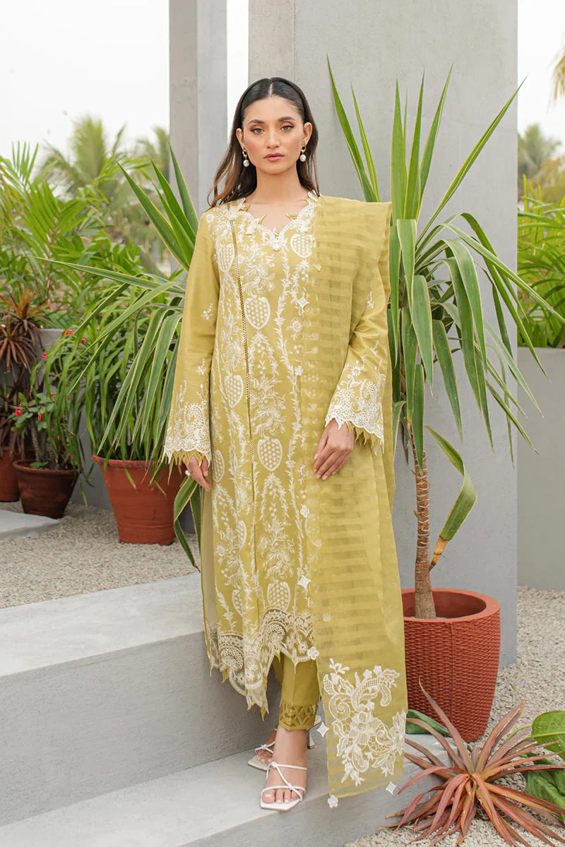Qalamkar | Q Line Lawn Collection | JK-02 MELIS - by - Libasekhas UK - Registered Vendor of : Qalamkar - 100% Original Designer Dresss