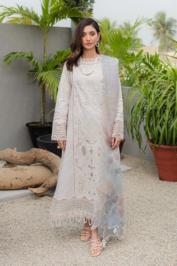 Qalamkar | Q Line Lawn Collection | JK-08 AURELIA - by - Libasekhas UK - Registered Vendor of : Qalamkar - 100% Original Designer Dresss