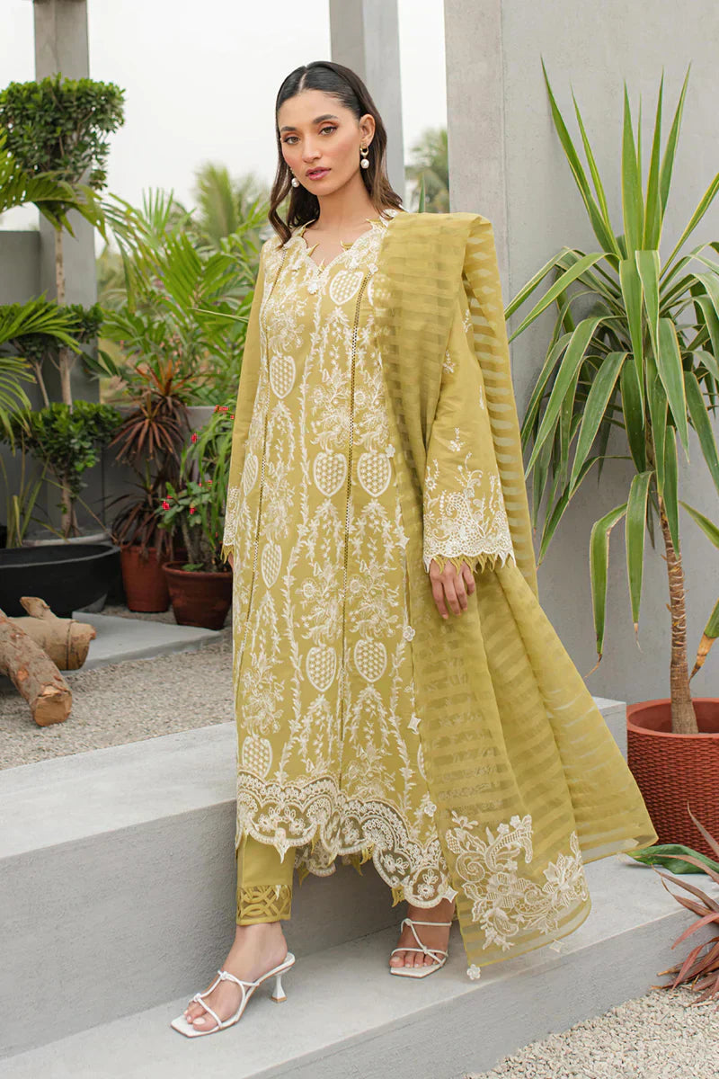 Qalamkar | Q Line Lawn Collection | JK-02 MELIS - by - Libasekhas UK - Registered Vendor of : Qalamkar - 100% Original Designer Dresss
