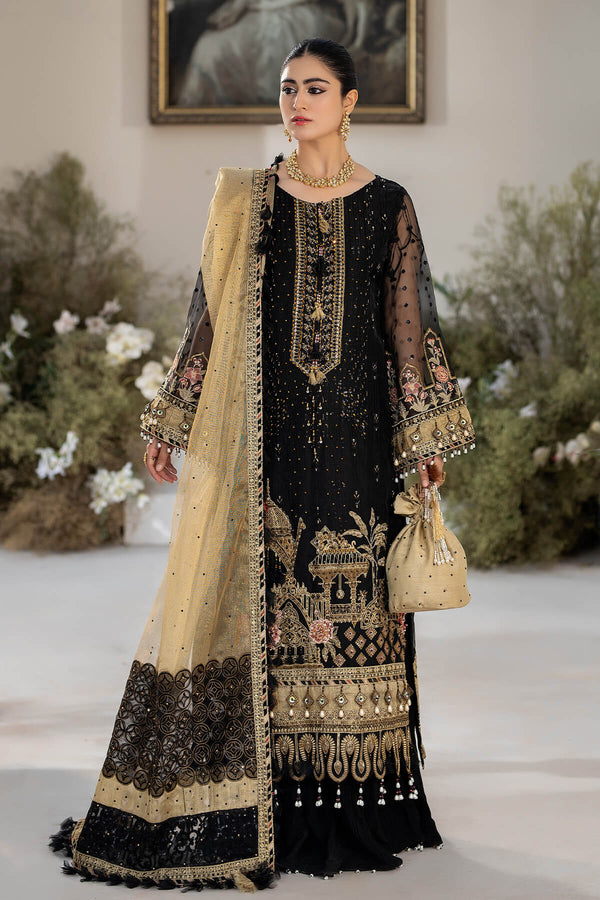 Raeesa Premium | Dehleez Formals | DL-1017 Nightingale - by - Libasekhas UK - Registered Vendor of : Raeesa Premium - 100% Original Designer Dresss
