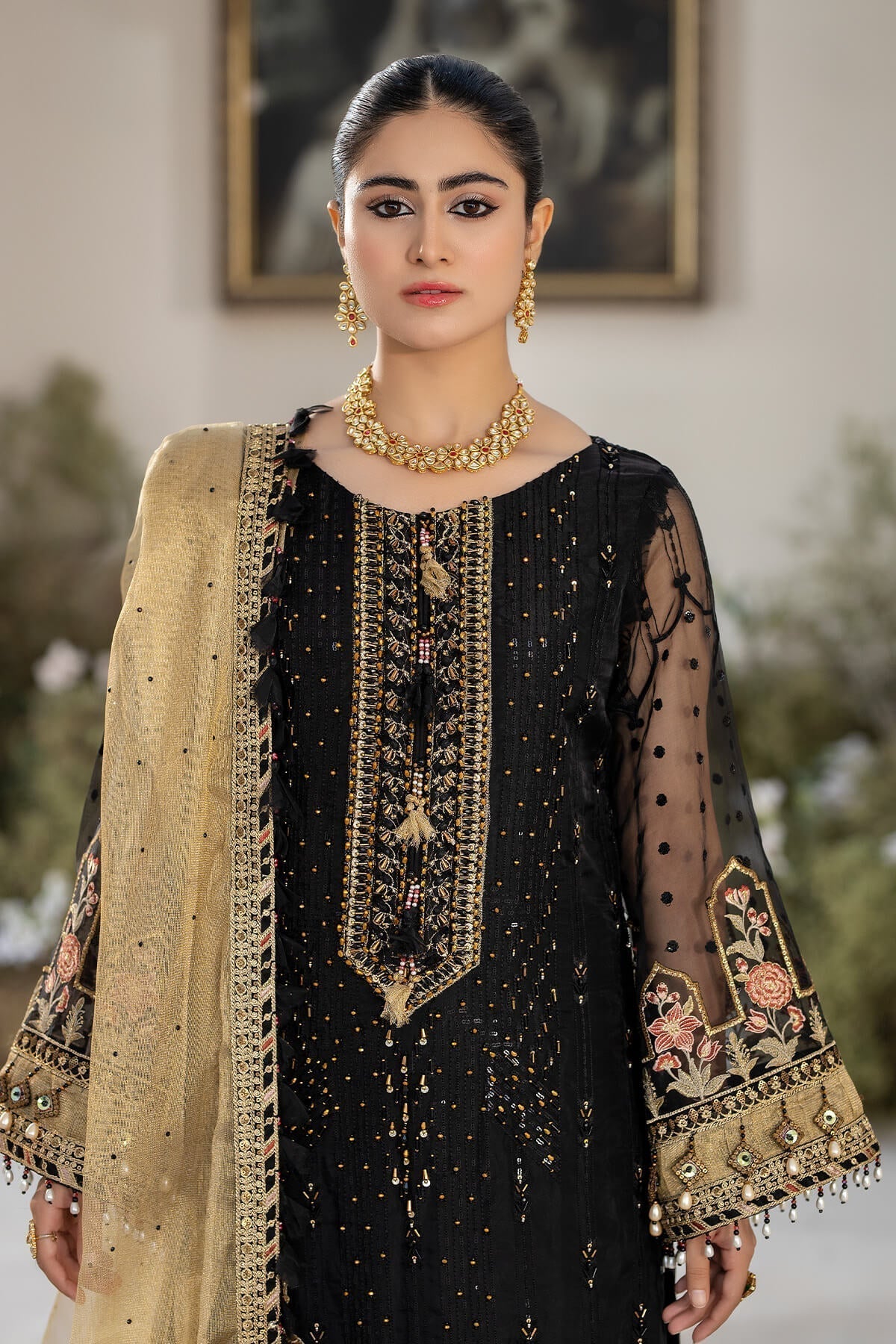 Raeesa Premium | Dehleez Formals | DL-1017 Nightingale - by - Libasekhas UK - Registered Vendor of : Raeesa Premium - 100% Original Designer Dresss