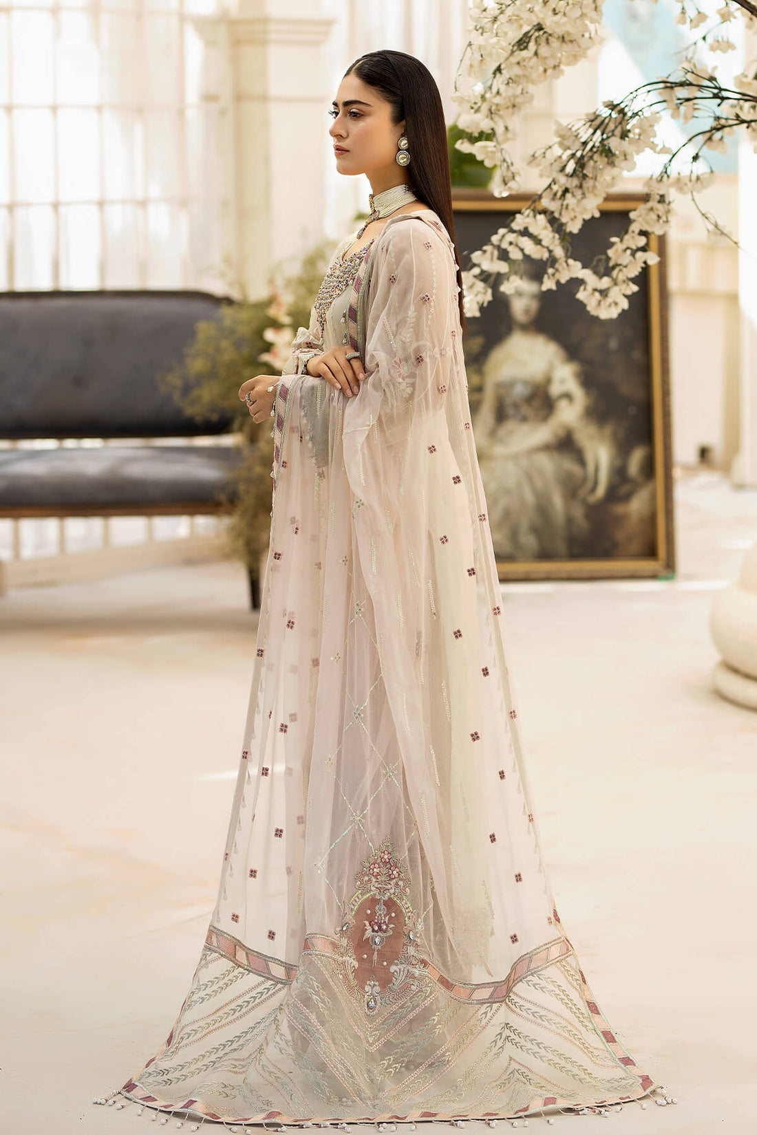 Raeesa Premium | Dehleez Formals | DL-1018 Mehtaab - by - Libasekhas UK - Registered Vendor of : Raeesa Premium - 100% Original Designer Dresss