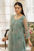 Raeesa Premium | Dehleez Formals | DL-1013 Caribbean Coast - by - Libasekhas UK - Registered Vendor of : Raeesa Premium - 100% Original Designer Dresss
