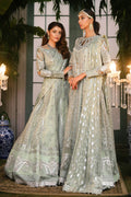 Raeesa Premium | Wajadan Wedding Formals | WD-2 Pea Green - by - Libasekhas UK - Registered Vendor of : Raeesa Premium - 100% Original Designer Dresss