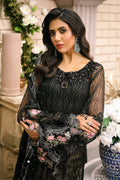 Raeesa Premium | Wajadan Wedding Formals | WD-3 Metal Black - by - Libasekhas UK - Registered Vendor of : Raeesa Premium - 100% Original Designer Dresss