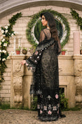 Raeesa Premium | Wajadan Wedding Formals | WD-3 Metal Black - by - Libasekhas UK - Registered Vendor of : Raeesa Premium - 100% Original Designer Dresss