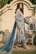 Raeesa Premium | Wajadan Wedding Formals | WD-5 Silver Grey - by - Libasekhas UK - Registered Vendor of : Raeesa Premium - 100% Original Designer Dresss