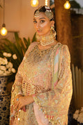 Raeesa Premium | Wajadan Wedding Formals | WD-6 Powder Peach - by - Libasekhas UK - Registered Vendor of : Raeesa Premium - 100% Original Designer Dresss