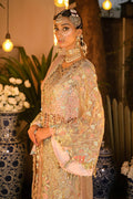 Raeesa Premium | Wajadan Wedding Formals | WD-6 Powder Peach - by - Libasekhas UK - Registered Vendor of : Raeesa Premium - 100% Original Designer Dresss