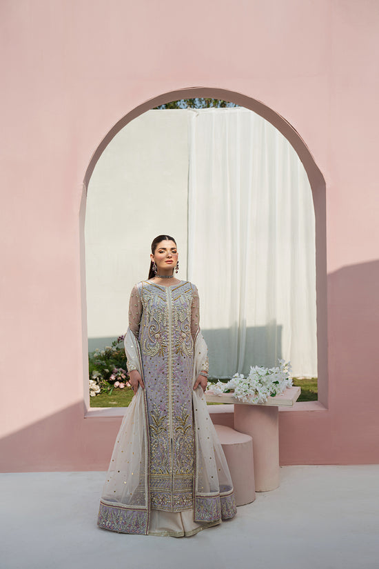 Raja Salahuddin | Love in Bloom | Moondust - by - Libasekhas UK - Registered Vendor of : Raja Salahuddin - 100% Original Designer Dresss