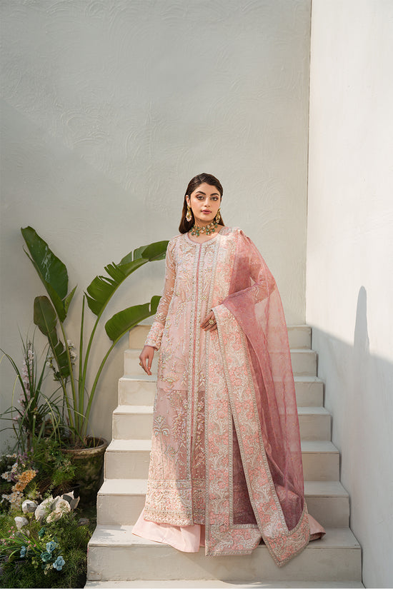 Raja Salahuddin | Love in Bloom | Rose Glow - by - Libasekhas UK - Registered Vendor of : Raja Salahuddin - 100% Original Designer Dresss