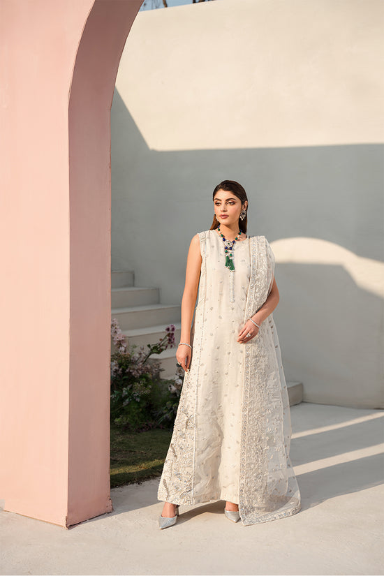 Raja Salahuddin | Love in Bloom | Pearl - by - Libasekhas UK - Registered Vendor of : Raja Salahuddin - 100% Original Designer Dresss