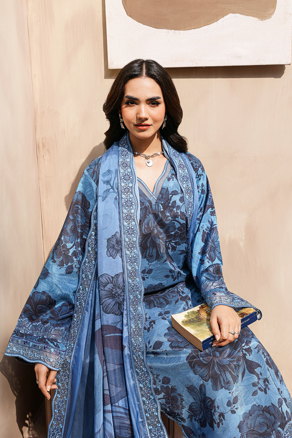 Ramsha | Naqsh Embroidered Rawsilk | RS-05 - by Libasekhas UK - Registered Vendor of : Ramsha - 100% Original Designer Dress