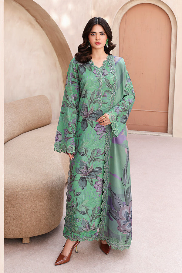 Ramsha | Naqsh Embroidered Rawsilk | RS-07 - by Libasekhas UK - Registered Vendor of : Ramsha - 100% Original Designer Dress