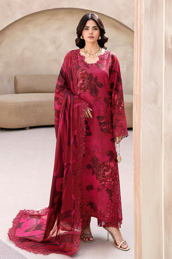 Ramsha | Naqsh Embroidered Rawsilk | RS-04 - by Libasekhas UK - Registered Vendor of : Ramsha - 100% Original Designer Dress