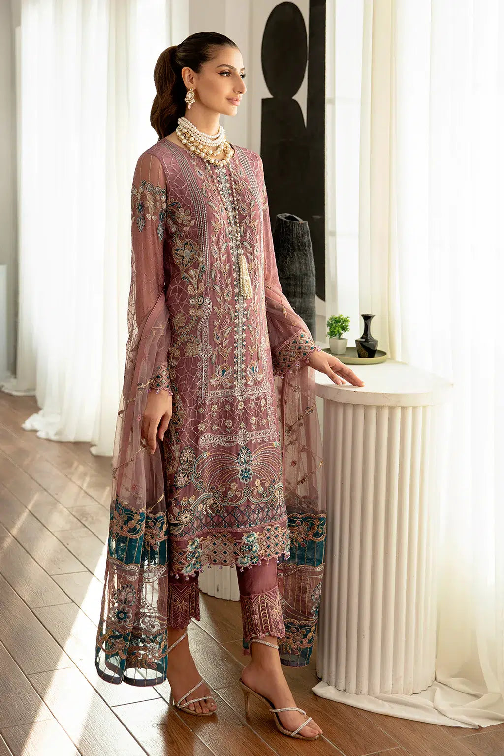 Ramsha | Rangoon Chiffon Collection | D-1102 - by - Libasekhas UK - Registered Vendor of : Ramsha - 100% Original Designer Dresss
