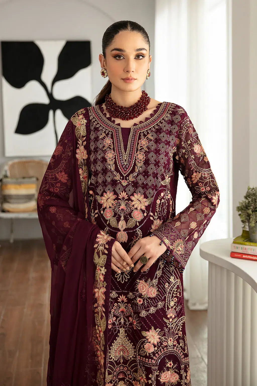 Ramsha | Rangoon Chiffon Collection | D-1104 - by - Libasekhas UK - Registered Vendor of : Ramsha - 100% Original Designer Dresss