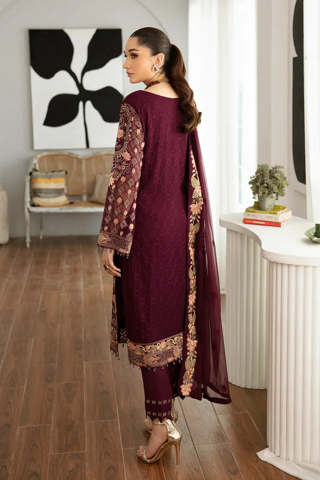 Ramsha | Rangoon Chiffon Collection | D-1104 - by - Libasekhas UK - Registered Vendor of : Ramsha - 100% Original Designer Dresss