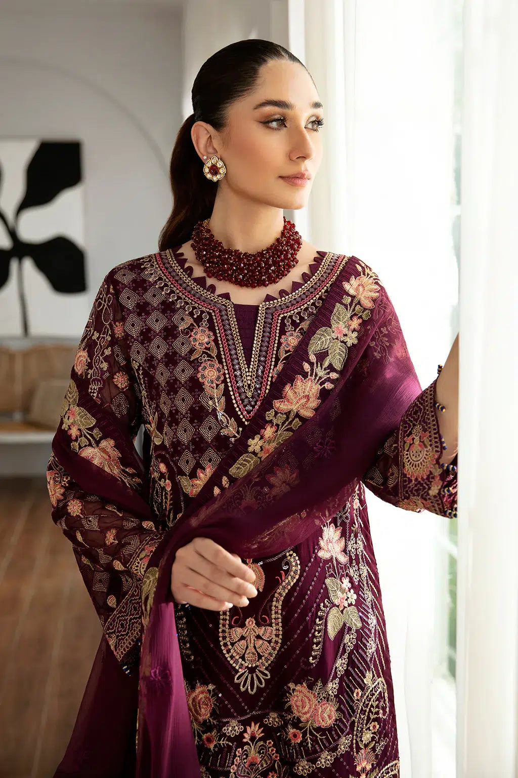 Ramsha | Rangoon Chiffon Collection | D-1104 - by - Libasekhas UK - Registered Vendor of : Ramsha - 100% Original Designer Dresss