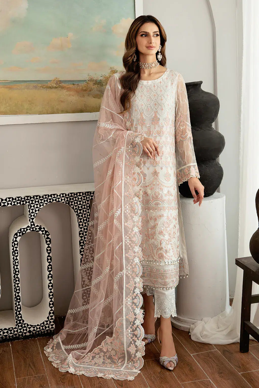 Ramsha | Rangoon Chiffon Collection | D-1103 - by - Libasekhas UK - Registered Vendor of : Ramsha - 100% Original Designer Dresss