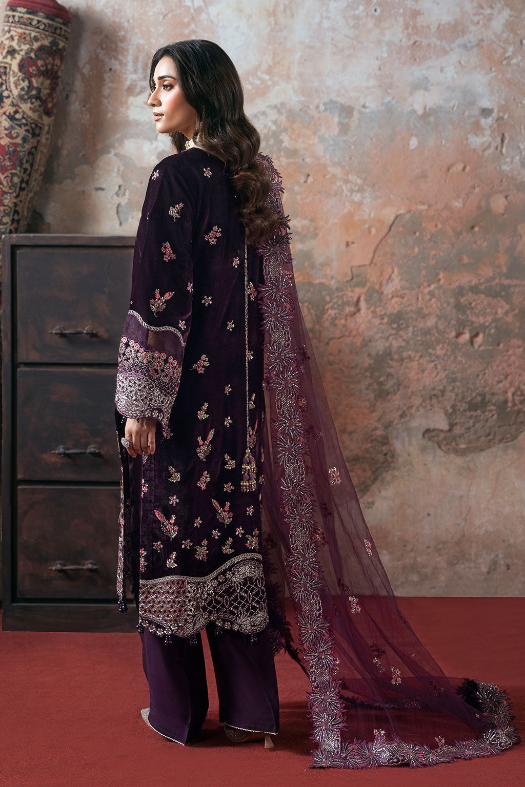 Ramsha | Velvet Collection | V-704 - by Libasekhas UK - Registered Vendor of : Ramsha - 100% Original Designer Dress