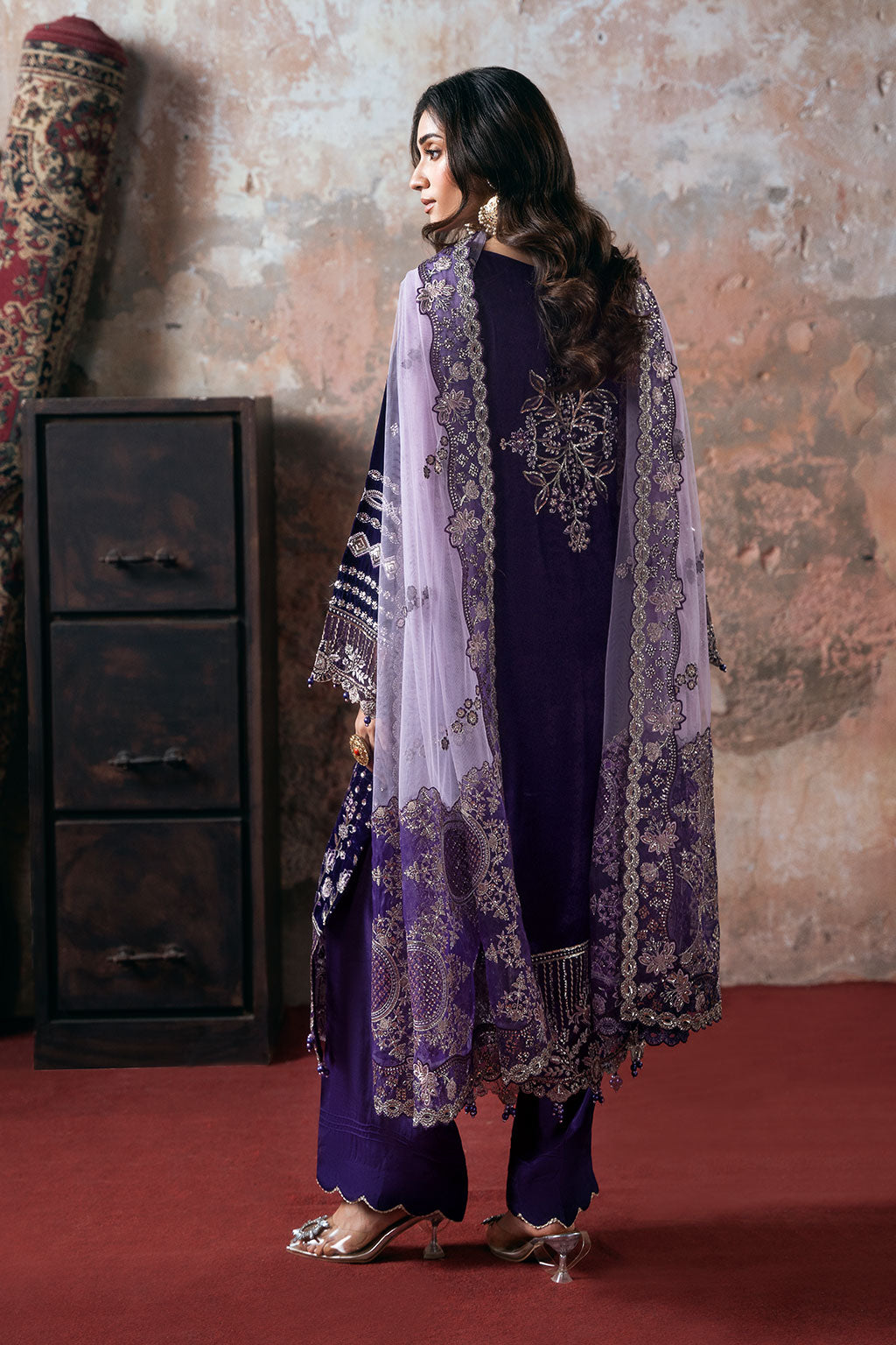 Ramsha | Velvet Collection | V-708 - by Libasekhas UK - Registered Vendor of : Ramsha - 100% Original Designer Dress