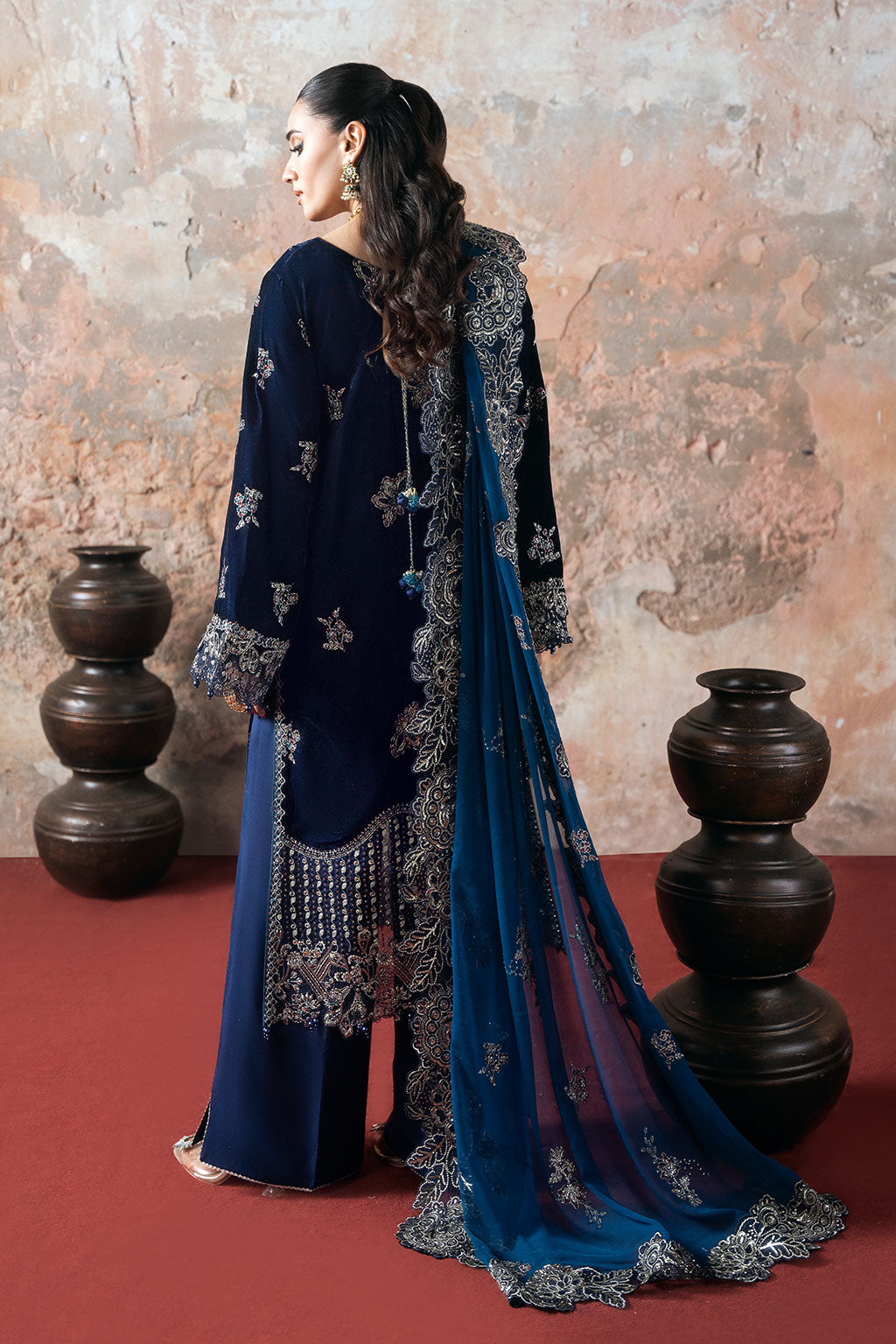 Ramsha | Velvet Collection | V-707 - by Libasekhas UK - Registered Vendor of : Ramsha - 100% Original Designer Dress
