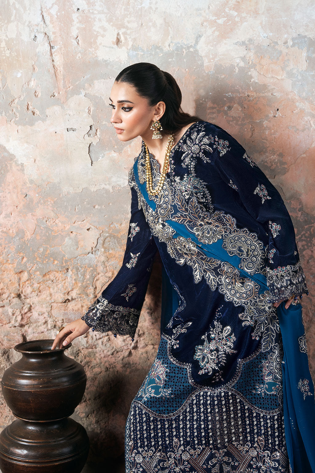 Ramsha | Velvet Collection | V-707 - by Libasekhas UK - Registered Vendor of : Ramsha - 100% Original Designer Dress