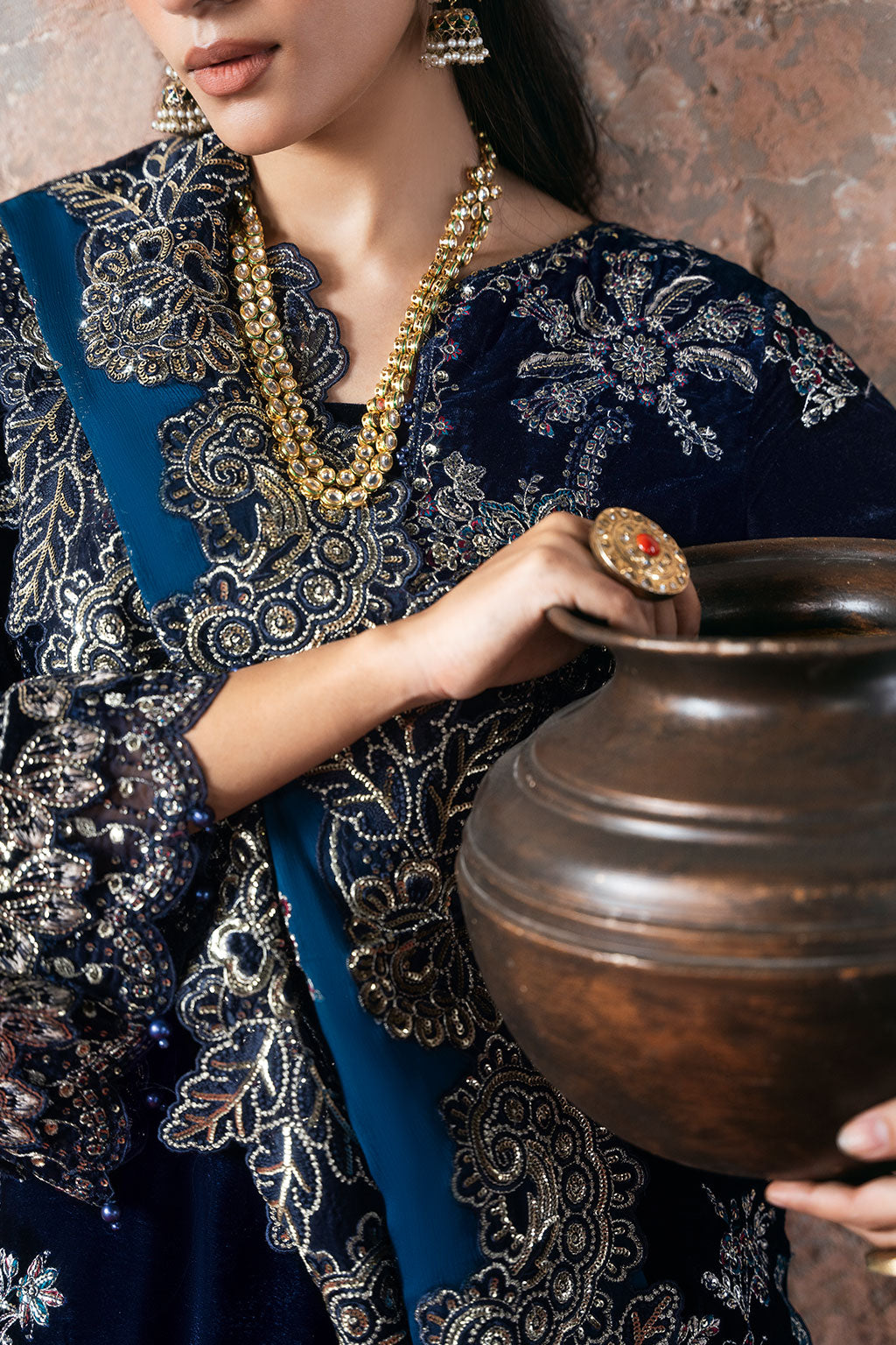 Ramsha | Velvet Collection | V-707 - by Libasekhas UK - Registered Vendor of : Ramsha - 100% Original Designer Dress