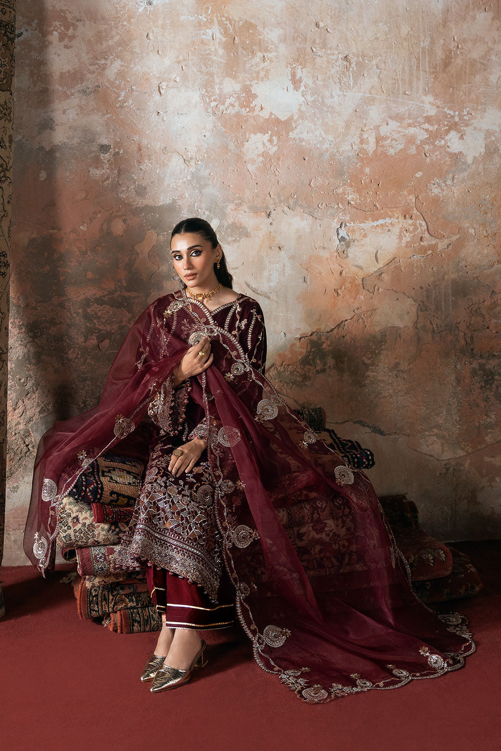 Ramsha | Velvet Collection | V-701 - by Libasekhas UK - Registered Vendor of : Ramsha - 100% Original Designer Dress