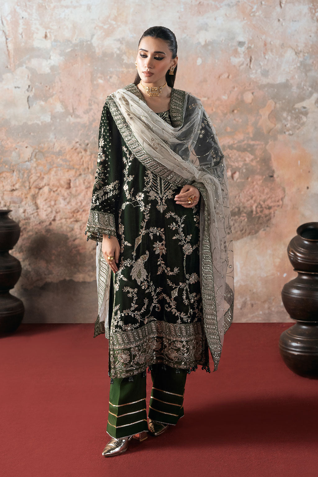 Ramsha | Velve t Collection |V-705 - by Libasekhas UK - Registered Vendor of : Ramsha - 100% Original Designer Dress