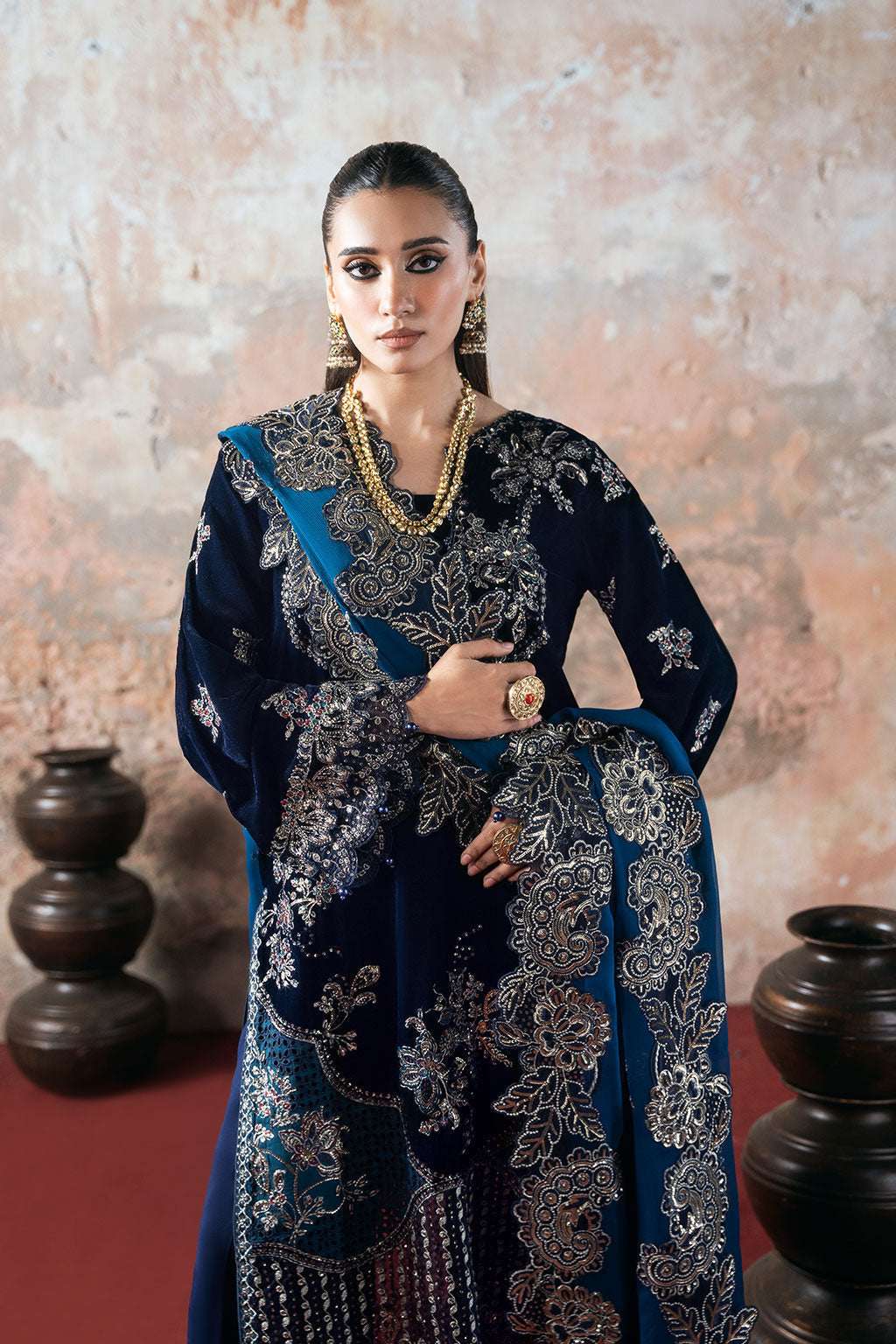 Ramsha | Velvet Collection | V-707 - by Libasekhas UK - Registered Vendor of : Ramsha - 100% Original Designer Dress