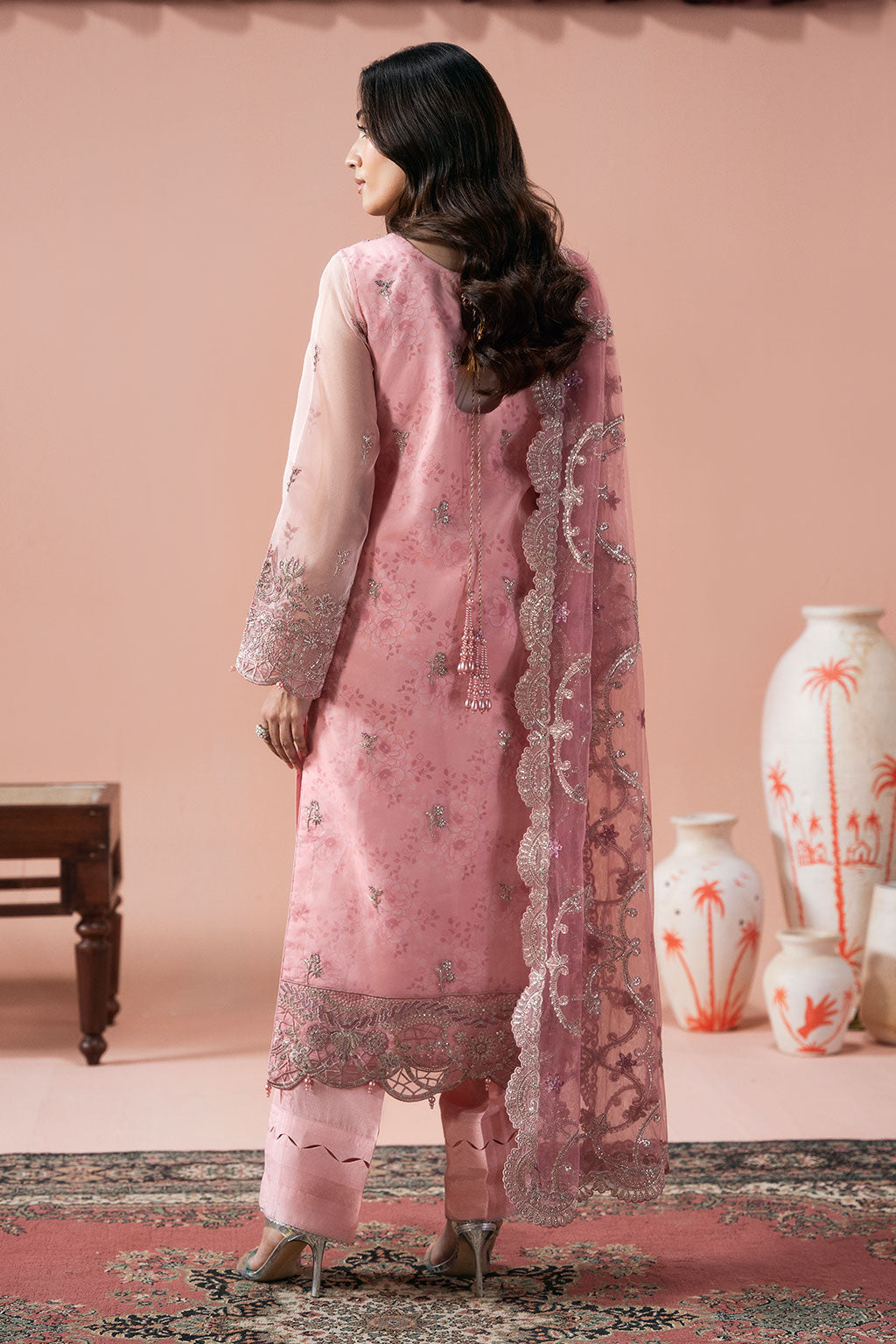 Ramsha | Rangeen Organza | PS-104 - by Libasekhas UK - Registered Vendor of : Ramsha - 100% Original Designer Dress