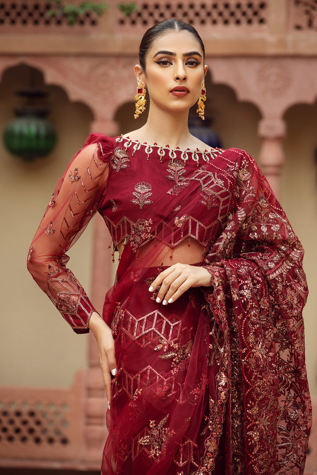 Alizeh | Formals Collection | Rungrez - by - Libasekhas UK - Registered Vendor of : Alizeh - 100% Original Designer Dresss